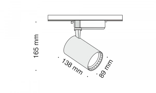 Трековый Светильник Technical Tr003-1-17W3K-B