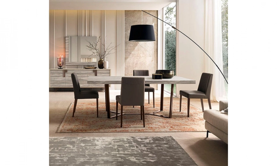 Столовая группа Alf Group Jupiter (Стол + 6 стульев) - фото 1