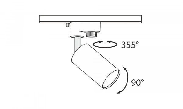 Трековый Светильник Technical Tr002-1-Gu10-B