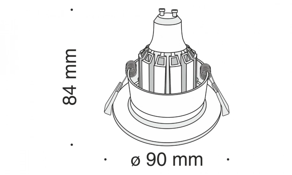 Встраиваемый Светильник Technical Dl041-01G - фото 5