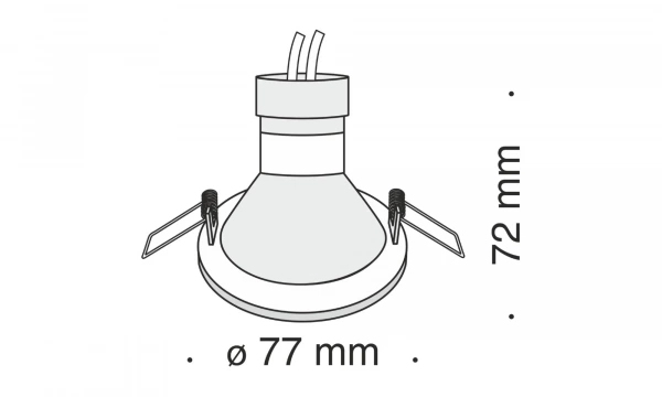 Встраиваемый Светильник Technical Dl009-2-01-Ch