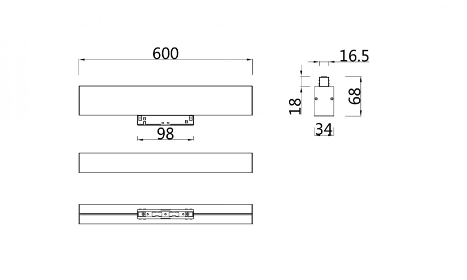 Трековый Светильник Technical Tr012-2-20W4K-B - фото 4