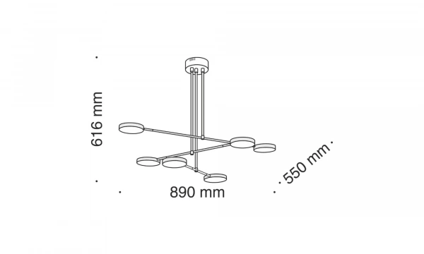 Подвесной Светильник Technical Mod070Pl-L38B3K
