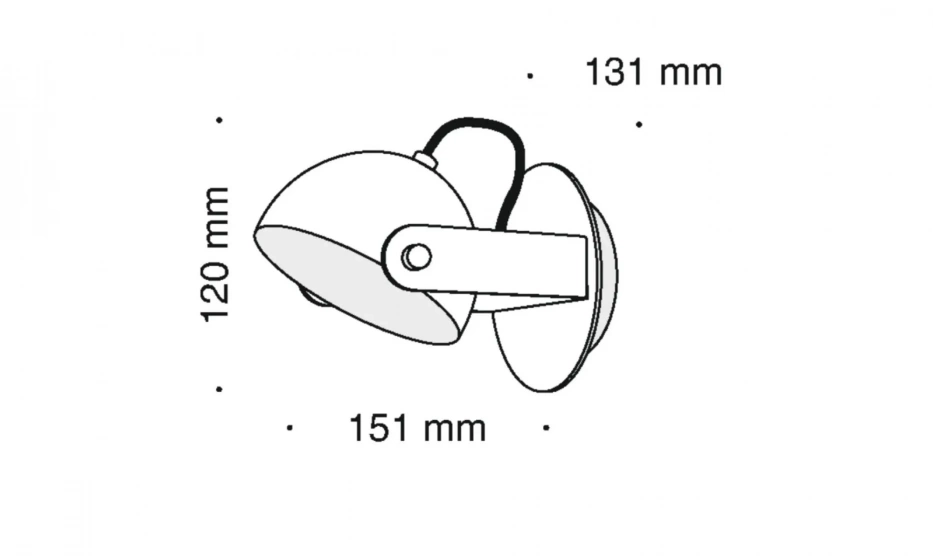 Бра Technical Mod047Wl-L5B3K - фото 6