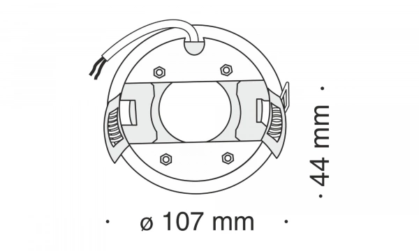 Встраиваемый Светильник Technical Dl293-01-Bz