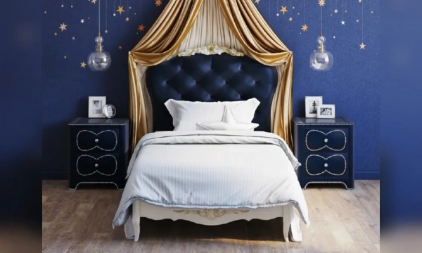 Прикроватная Мягкая Тумба 2 Ящика T110-Nkn-B18