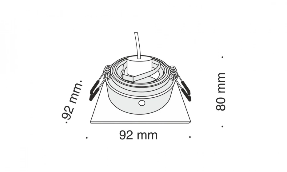Встраиваемый Светильник Technical Dl026-2-01B - фото 2